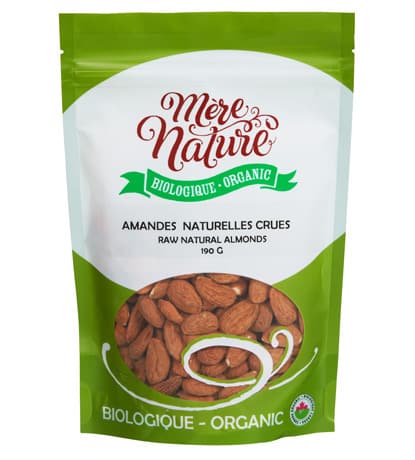 amande naturelles crues bio