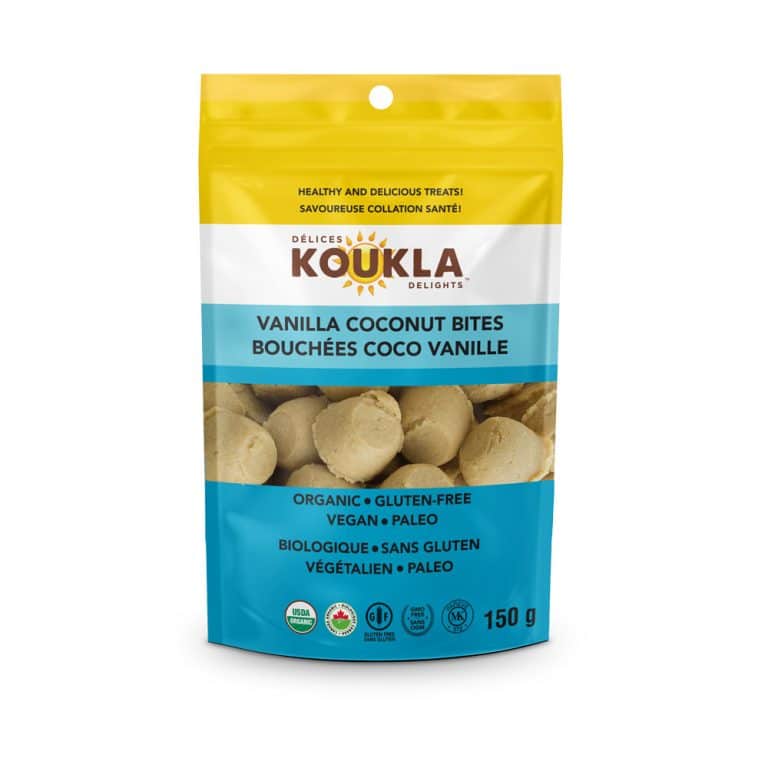 bouchÉes coco vanille bio vÉganee