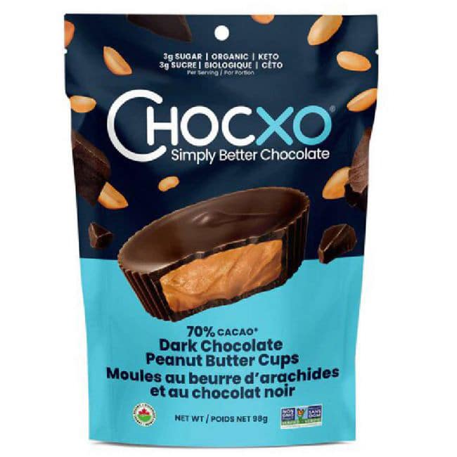moule au beurre d'arachide et chocolat noir bio