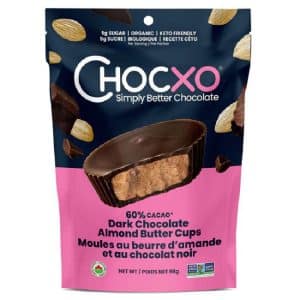 ORGANIC ALMOND BUTTER, COCONUT AND DARK CHOCOLATE CUPS