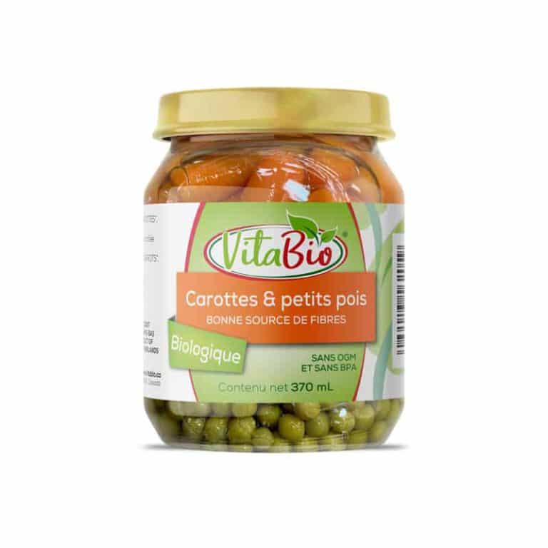 carottes & petits pois bio