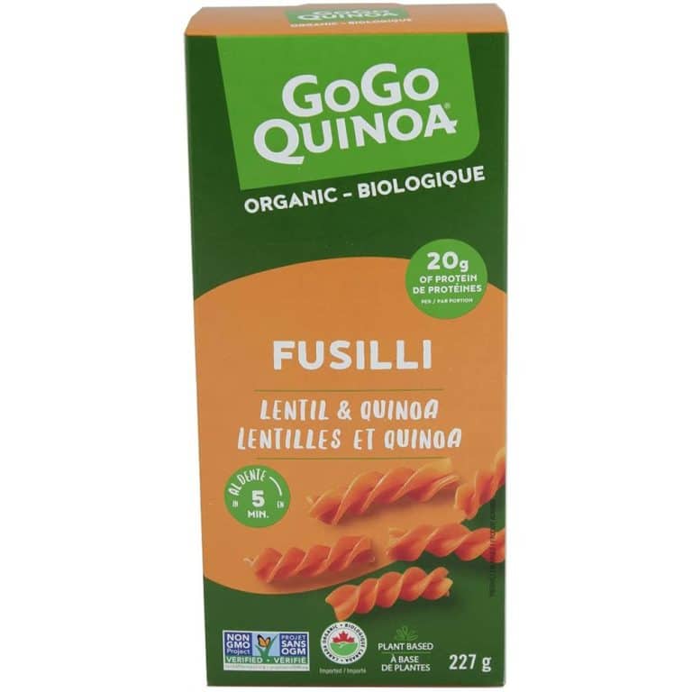 fusilli lentille rouge et quinoa bio