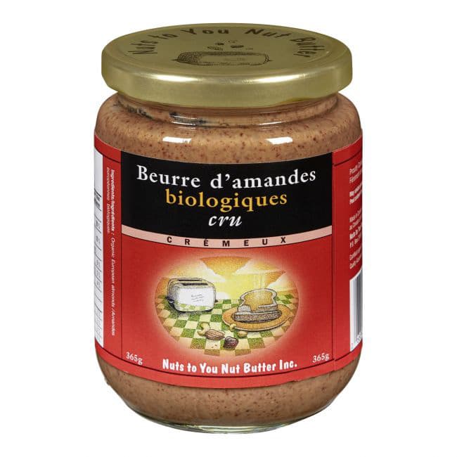 beurre d'amande cru crÉmeux bio