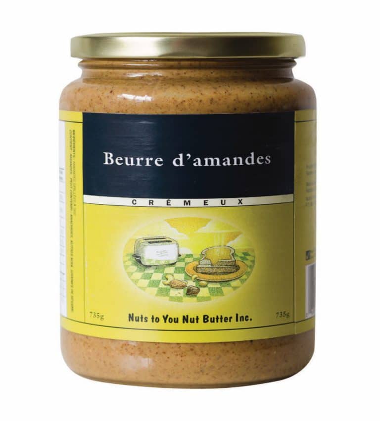 beurre d'amande crÉmeux