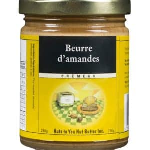 beurre d'amande crÉmeux
