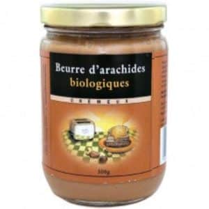 beurre d'arachides crÉmeux bio