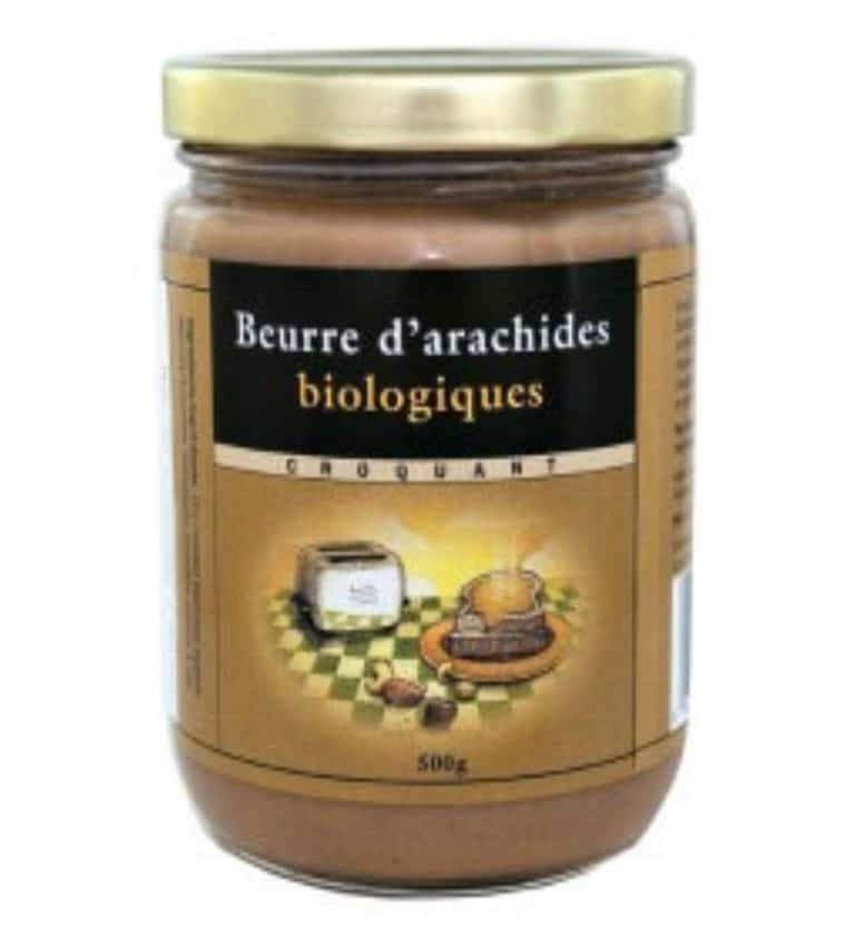 beurre d'arachides blanches croquant bio