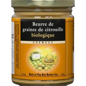beurre de citrouille bio