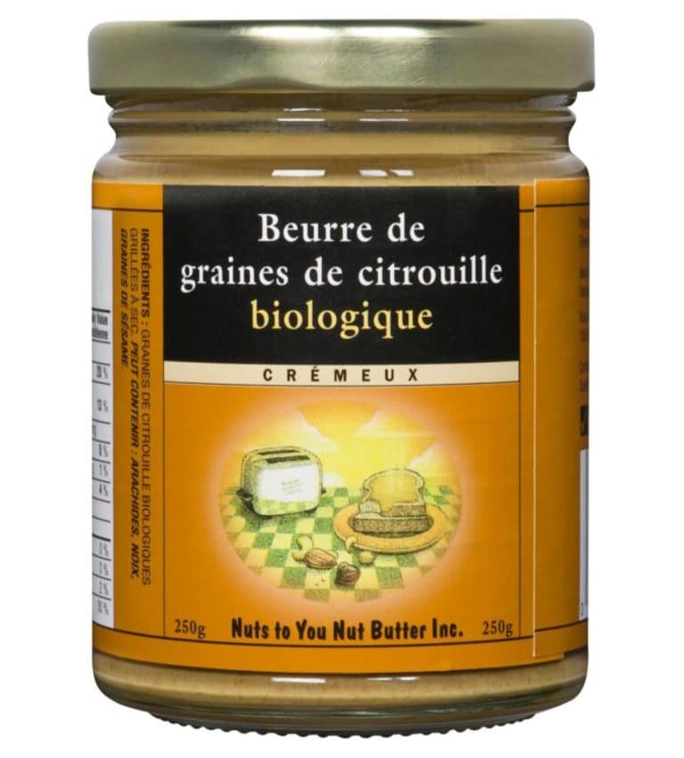 beurre de citrouille bio