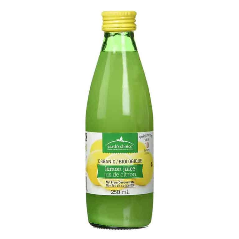 jus de citron bio