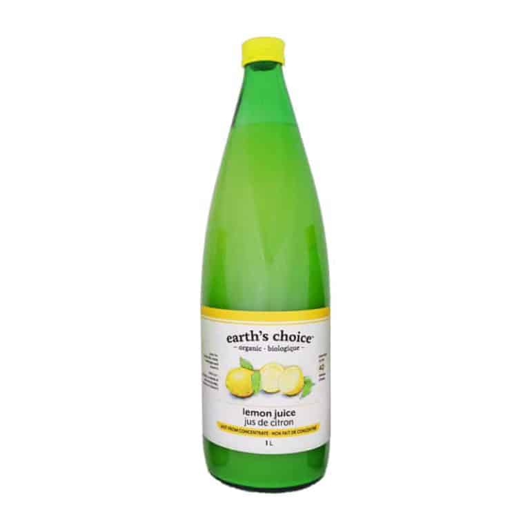jus de citron bio