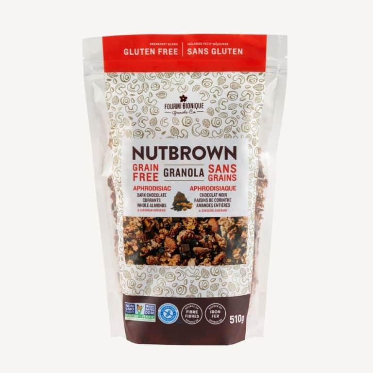 nutbrown granola aphrodisiaque sans gluten