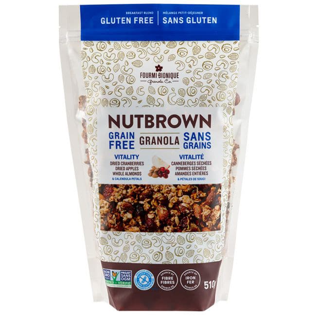 nutbrown granola vitalitÉ sans gluten