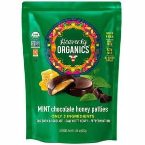 bouchÉes de miel enrobÉes de chocolat menthe bio