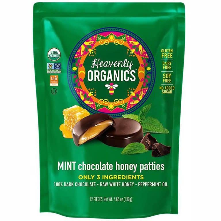 bouchÉes de miel enrobÉes de chocolat menthe bio