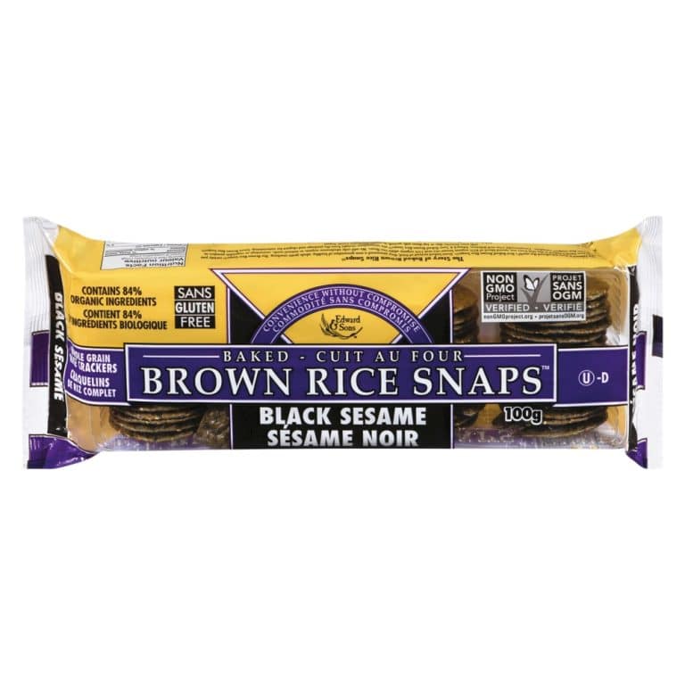 craquelins riz brun sÉsame noir bio