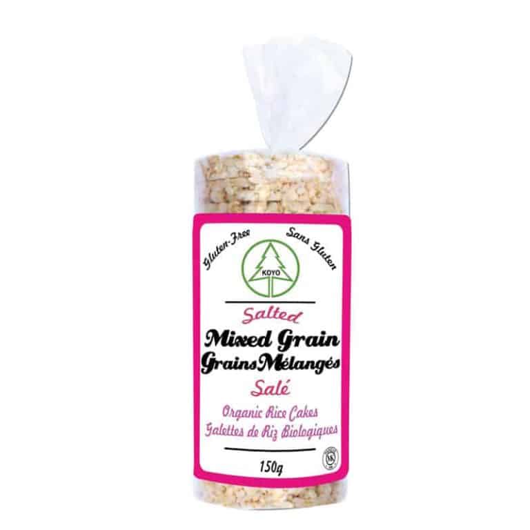 galettes de riz bio multigrains bio salÉes