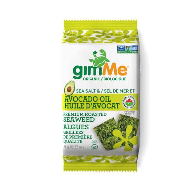 croustilles d'algues grillÉes sel et huile d'avocat bio