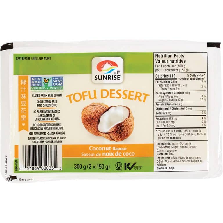 tofu dessert noix de coco