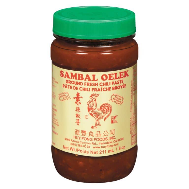 sauce sambal oelek chili