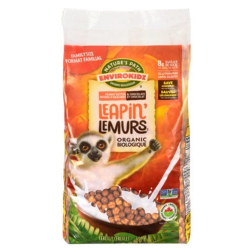 eco pac leapin lemurs arachide chocolat bio