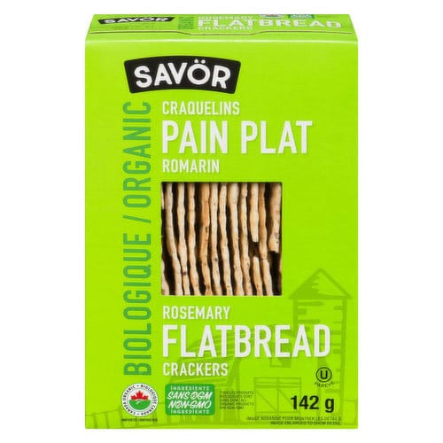 craquelin pains plats bio romarin