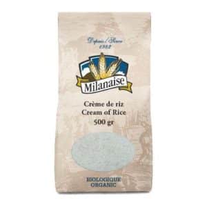 crÈme de riz brun bio