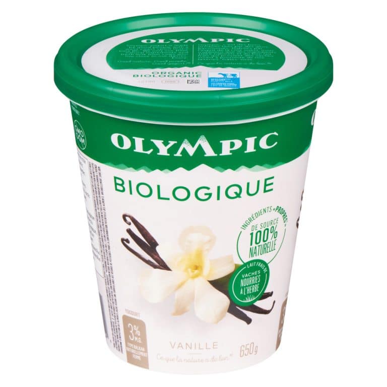 yogourt vanille bio