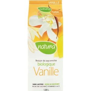 boisson de soya enrichie vanille bio