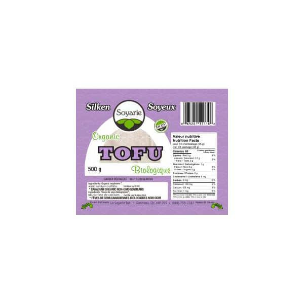tofu soyeux bio