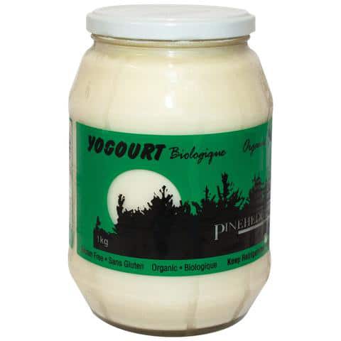 yogourt nature bio + consigne 1$