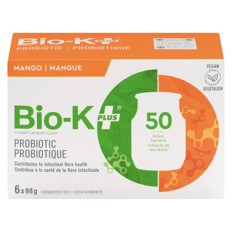 probiotique vÉgÉtalien À saveur de mangues