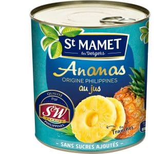 ananas tranchÉ au sirop
