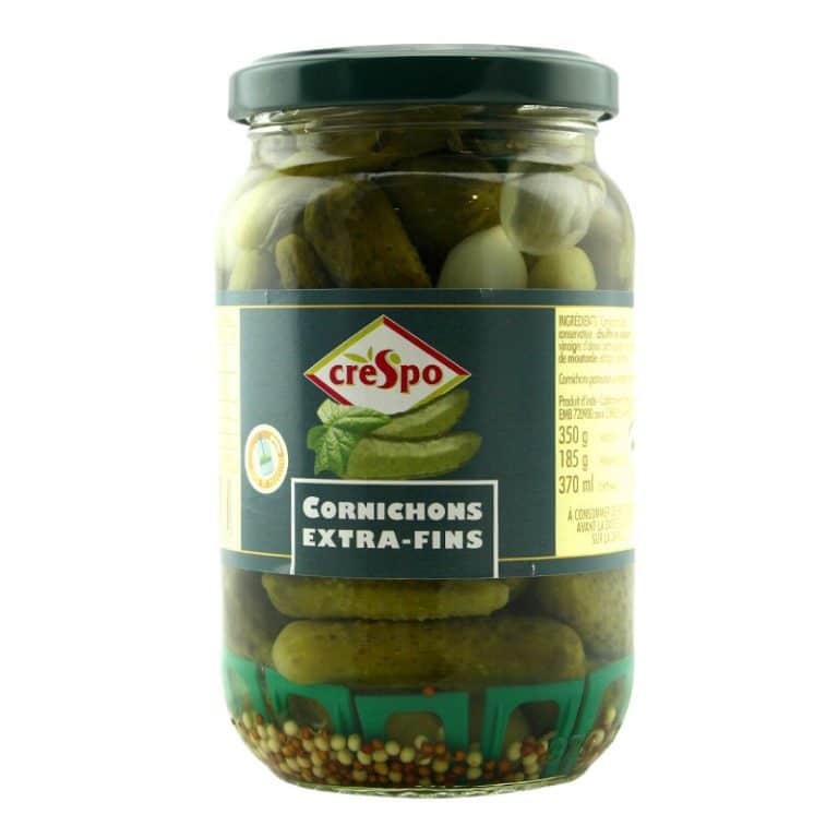 cornichons gherkins extra fins
