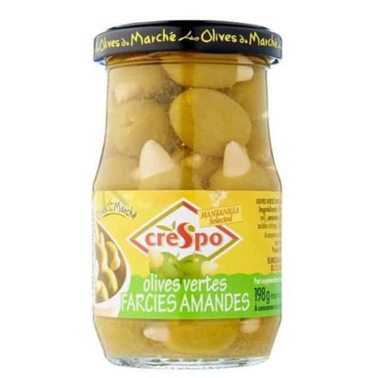 olives vertes farcies aux amandes