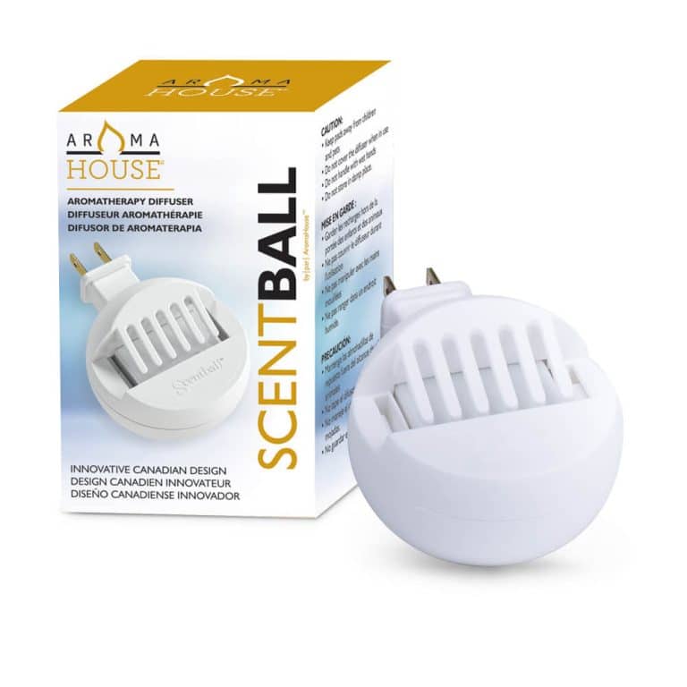 diffuseur aromatherapie scentball blanc