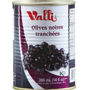 olives noires tranchÉes