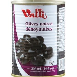 olives noires dÉnoyautÉes