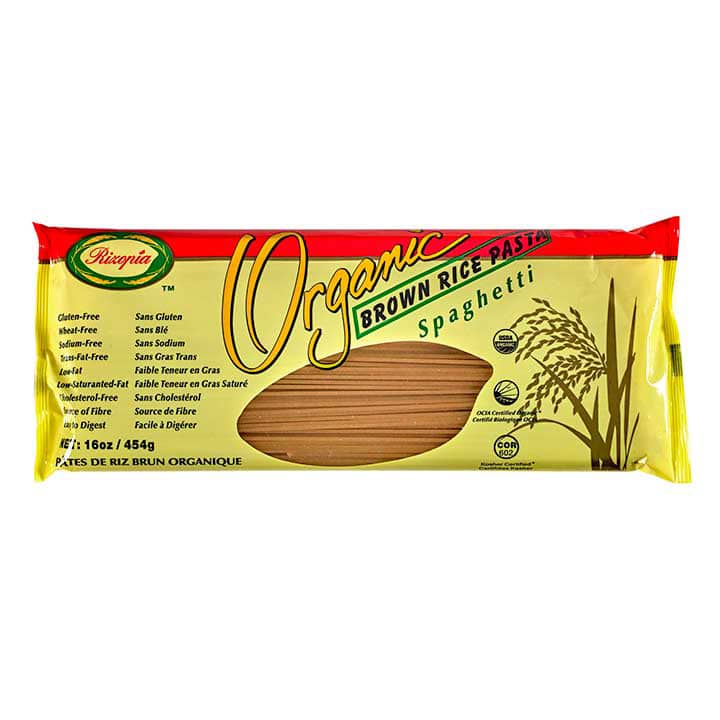 spaghetti riz brun bio