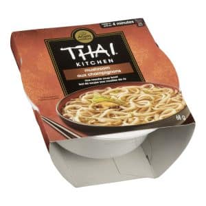 RICE NOODLE BOWL WITH ASSORTED MUSHROOMS