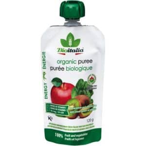 ORGANIC APPLE-KIWI-SPINACH PUREE