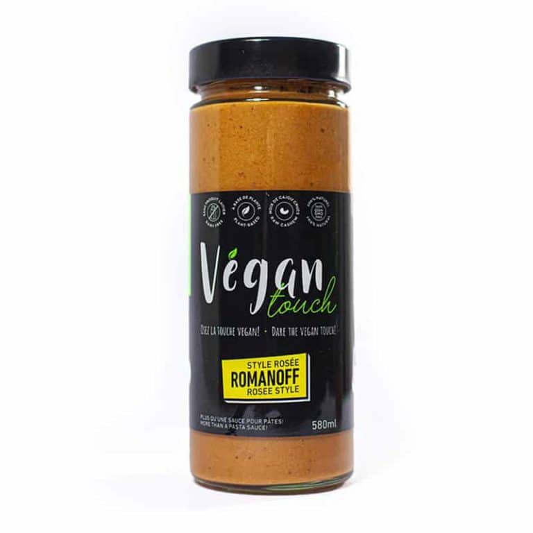 sauce vÉgane style rosÉe romanoff