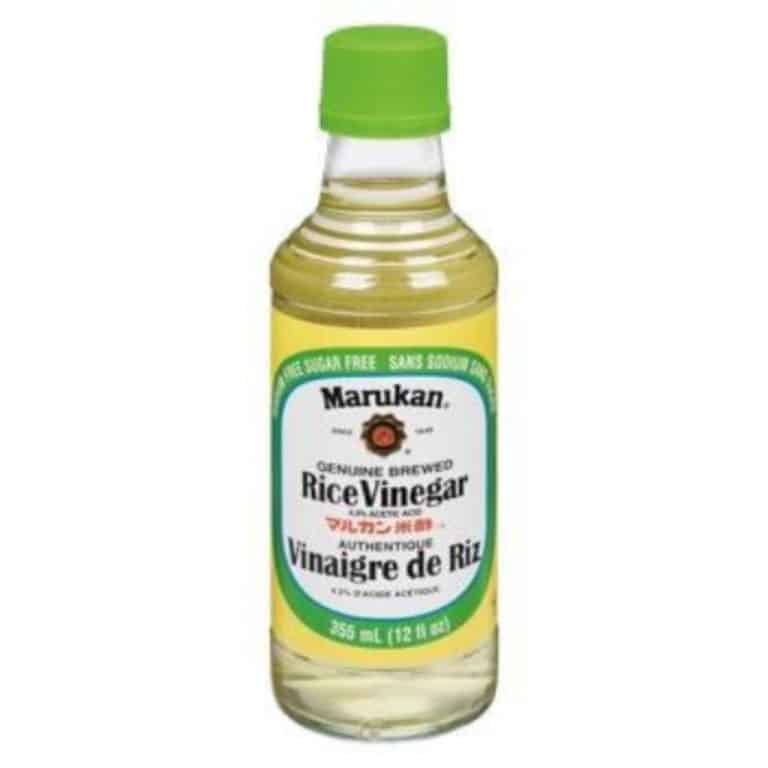 vinaigre de riz sans sucre sans sodium