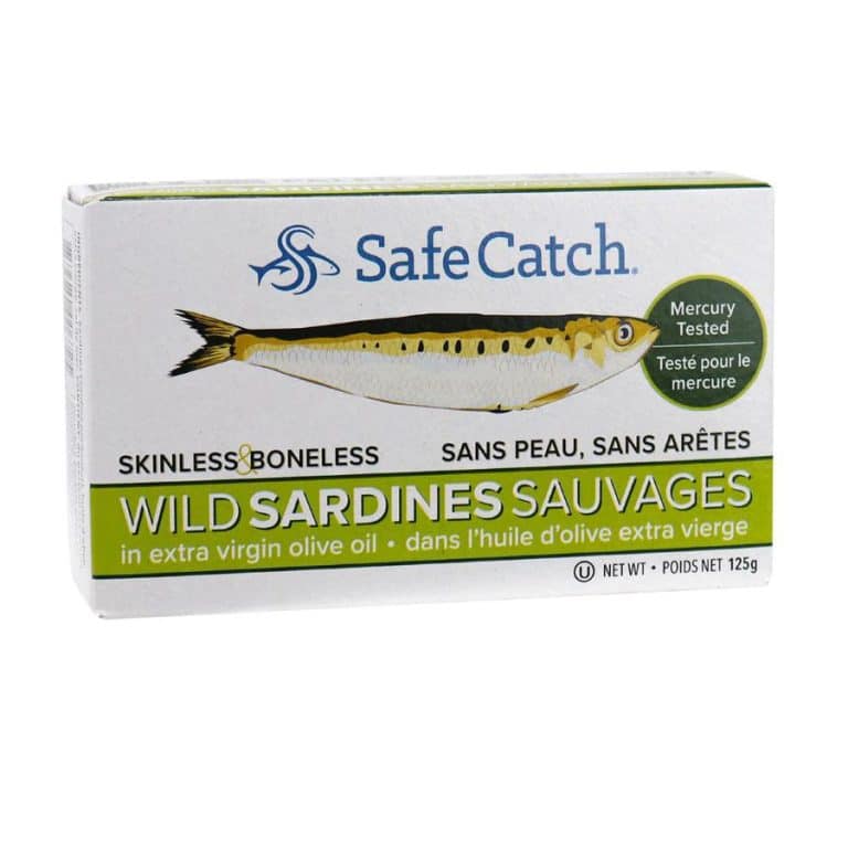 sardines sauvages sans peau, sans arÊte dans l'huile d'olive