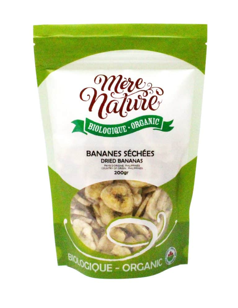 bananes sÉchÉes bio
